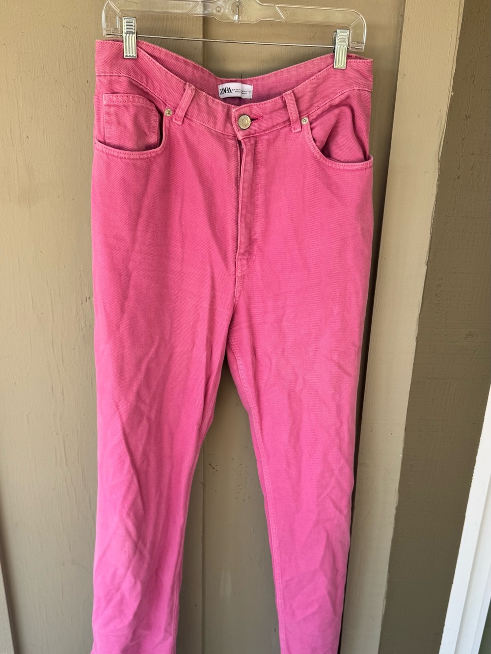 ZARA Hot Pink Denim Pants